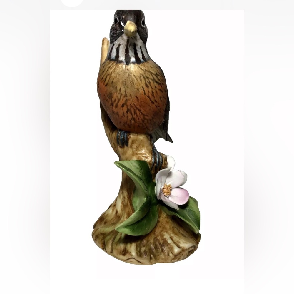 Andrea by Sadek Robin Ceramic Figurine #9386 Hand Painted Vintage Made in Japan